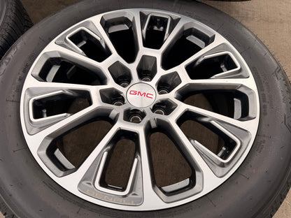 22" GMC Yukon Sierra DENALI OEM wheels rims Tahoe tires 2024 2025 2026 NEW