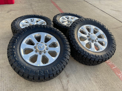 20" Dodge Ram 2500 3500 LARAMIE OEM 2700 wheels rims 2025 2026 NEW 35" NITTO