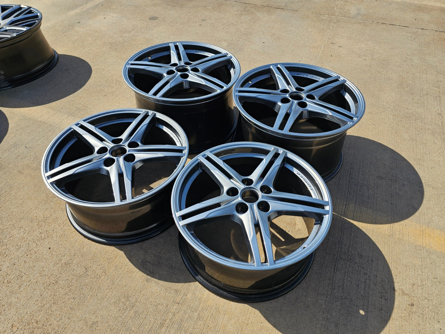 19" + 20" Chevy Corvette Z06 C8 OEM FORGED 94027 94028 wheels rims 2024 2026 NEW