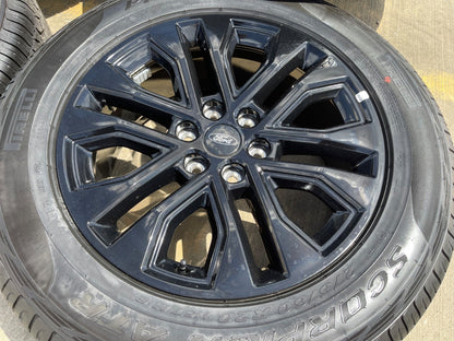 20" Ford F-150 LARIAT OEM 10619 rims wheels Expedition 2026 2027 SET PIRELLI NEW