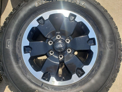 18" Ford Bronco BADLANDS OEM black wheels rims 10282 Ranger 2021 2022 2023 2024