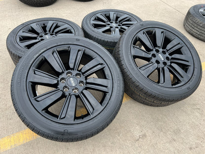 22" Lincoln Navigator OEM rims wheels Black Label 95384 10496 NEW