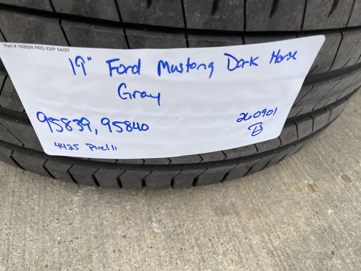 19" Ford Mustang GT Dark Horse OEM 95839 95840 wheels rims 2026 2027 TPMS NEW
