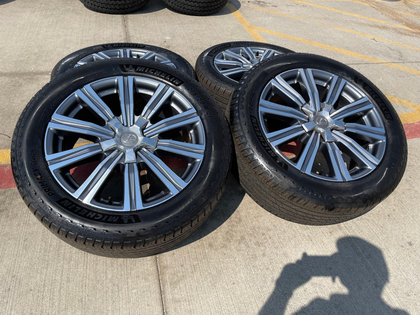 21" Lexus LX570 Toyota Land Cruiser OEM 74341 wheels rims 5x150 MICHELIN NEW