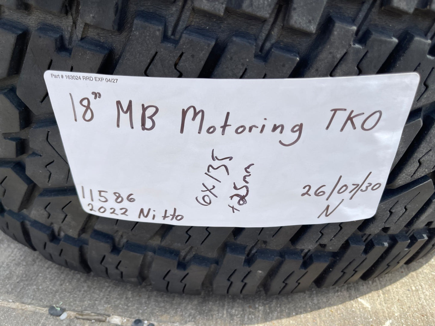 20" MB TKO Ford F-150 rims wheels Expedition NITRO 33"
