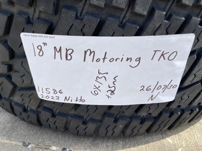 20" MB TKO Ford F-150 rims wheels Expedition NITRO 33"