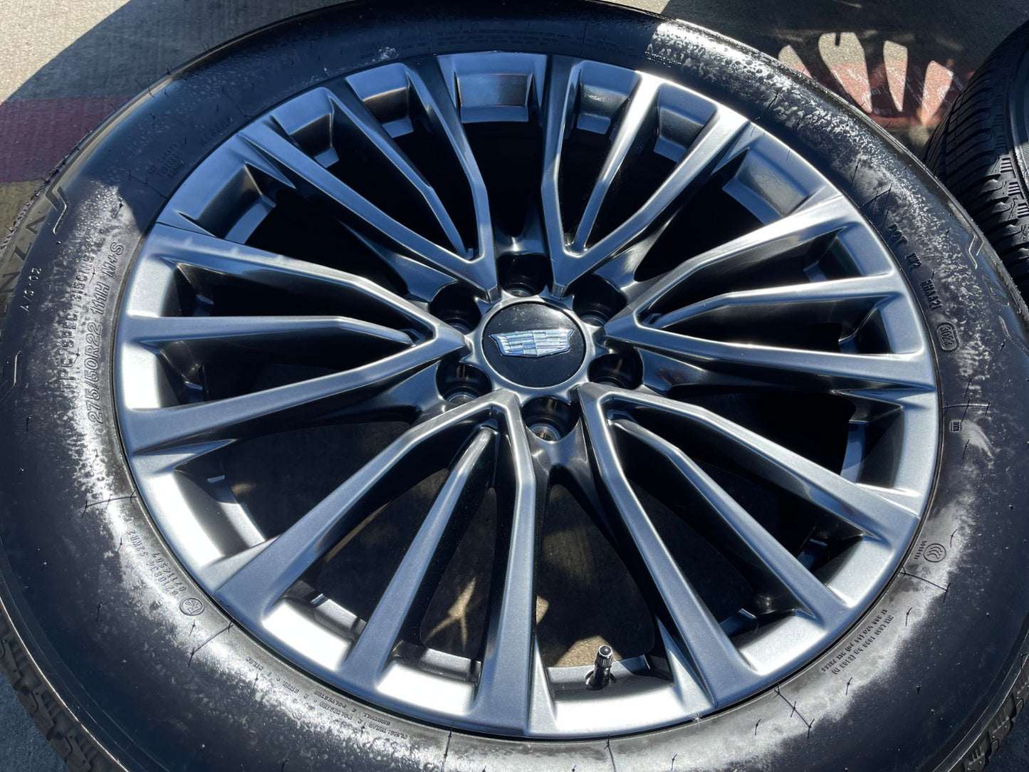 22" Cadillac Escalade V Platinum OEM 4883 95479 wheels rims 2023 2024 2025 2026