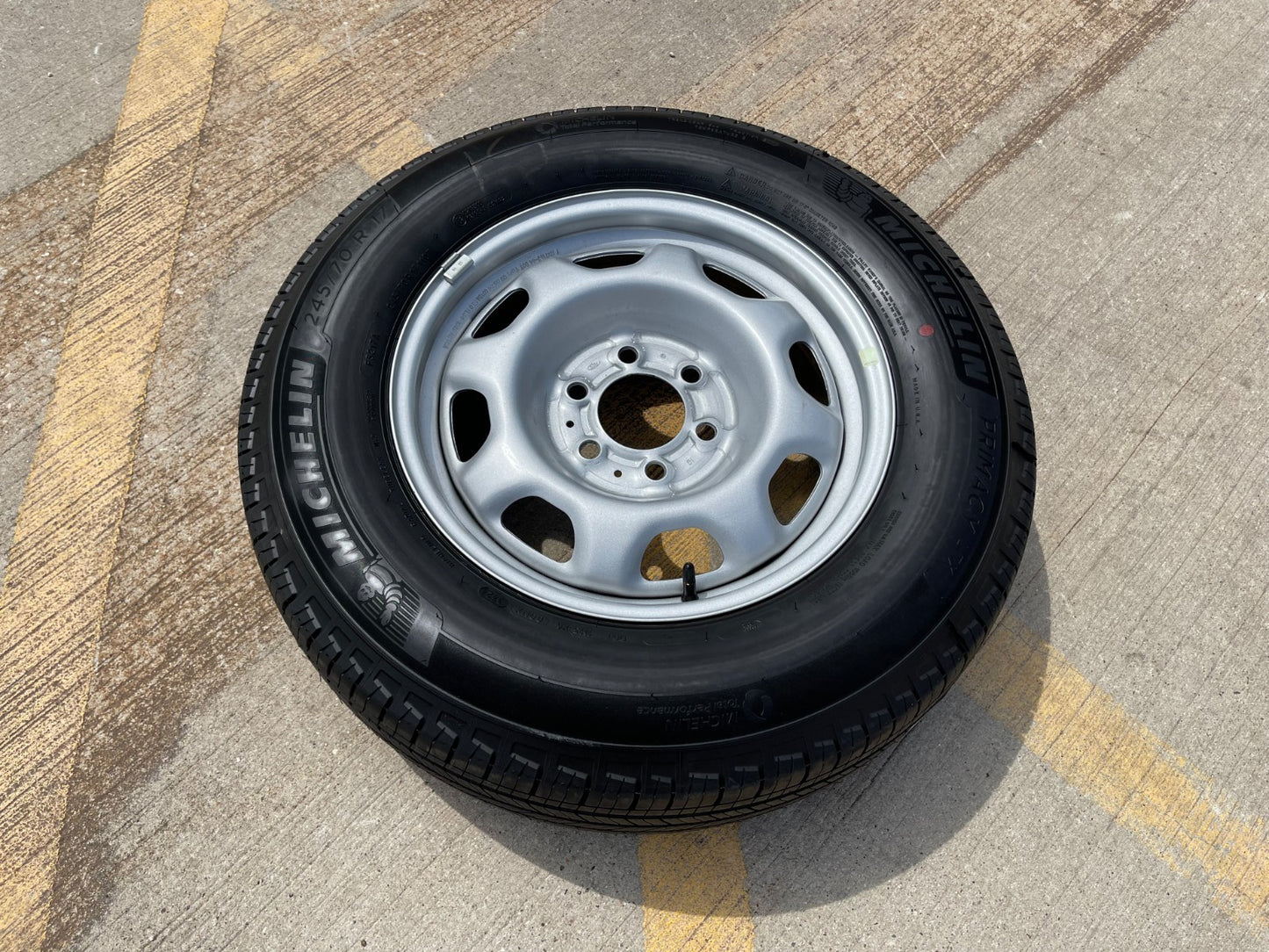 17" Ford F-150 OEM rim wheel 3857 steel 2023 2024 2025 2026 2027 MICHELIN NEW