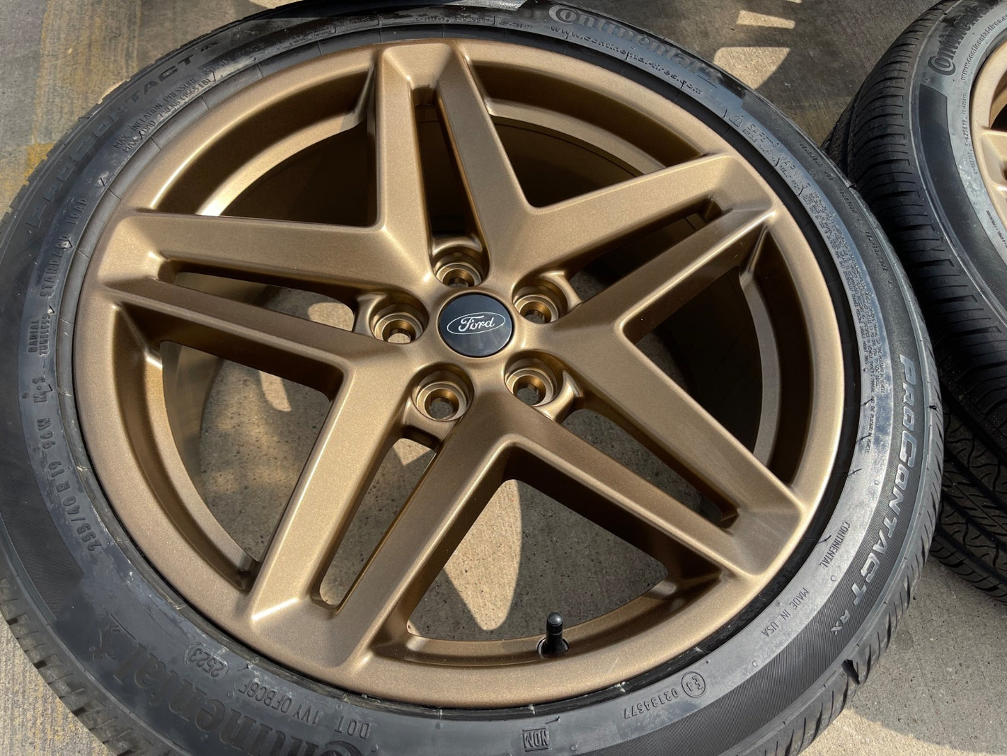 19" Ford Mustang Stealth GT OEM 10595 wheels rims 2023 2024 2025 2026 BRONZE