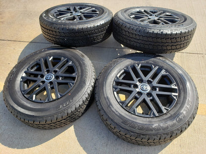18" Toyota Tundra TRD OEM wheels rims 75281 black Sequoia LX600 2025 2026 NEW