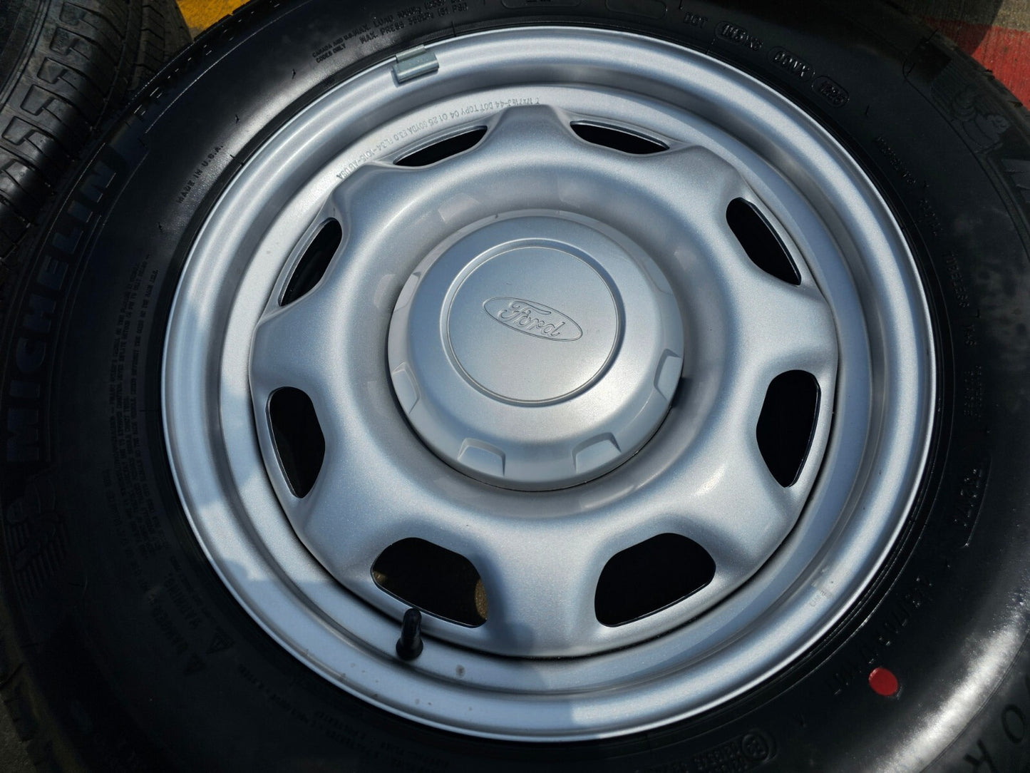 17" Ford F-150 OEM rims wheels 3857 tires steel 2022 2023 2024 2025 MICHELIN NEW