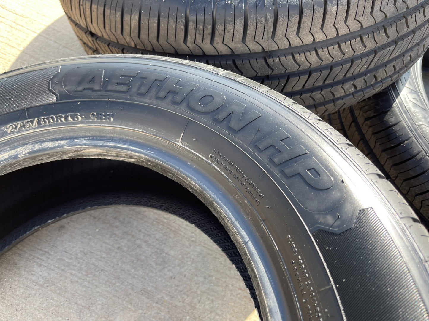 (4) 225/60/16 Hemisphere Aethon H/P tires SET 98H M+S 225/60r18 NEW