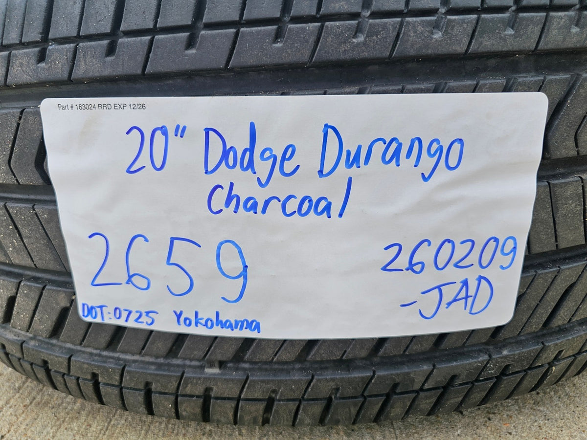 20" Jeep Grand Cherokee L OEM 2659 2660 wheels rims tires YOKOHAMA SET