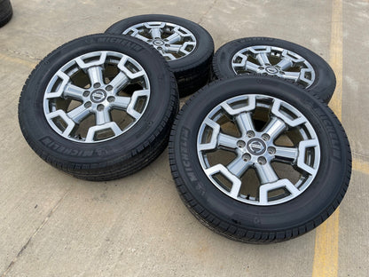 20" Nissan Titan XD OEM 62789 wheels rims tires CHROME MICHELIN