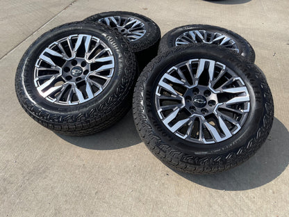 20" Chevy Silverado Z71 GMC Sierra Canyon OEM wheels rims 2025 2026 2027 SET