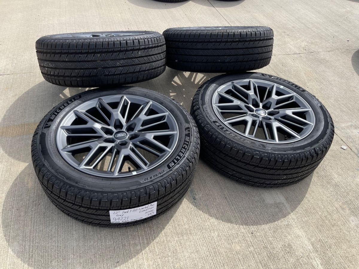 22" Ford F-150 LIMITED Plus OEM 94221 rims wheels Expedition 2025 2026 2027 SET