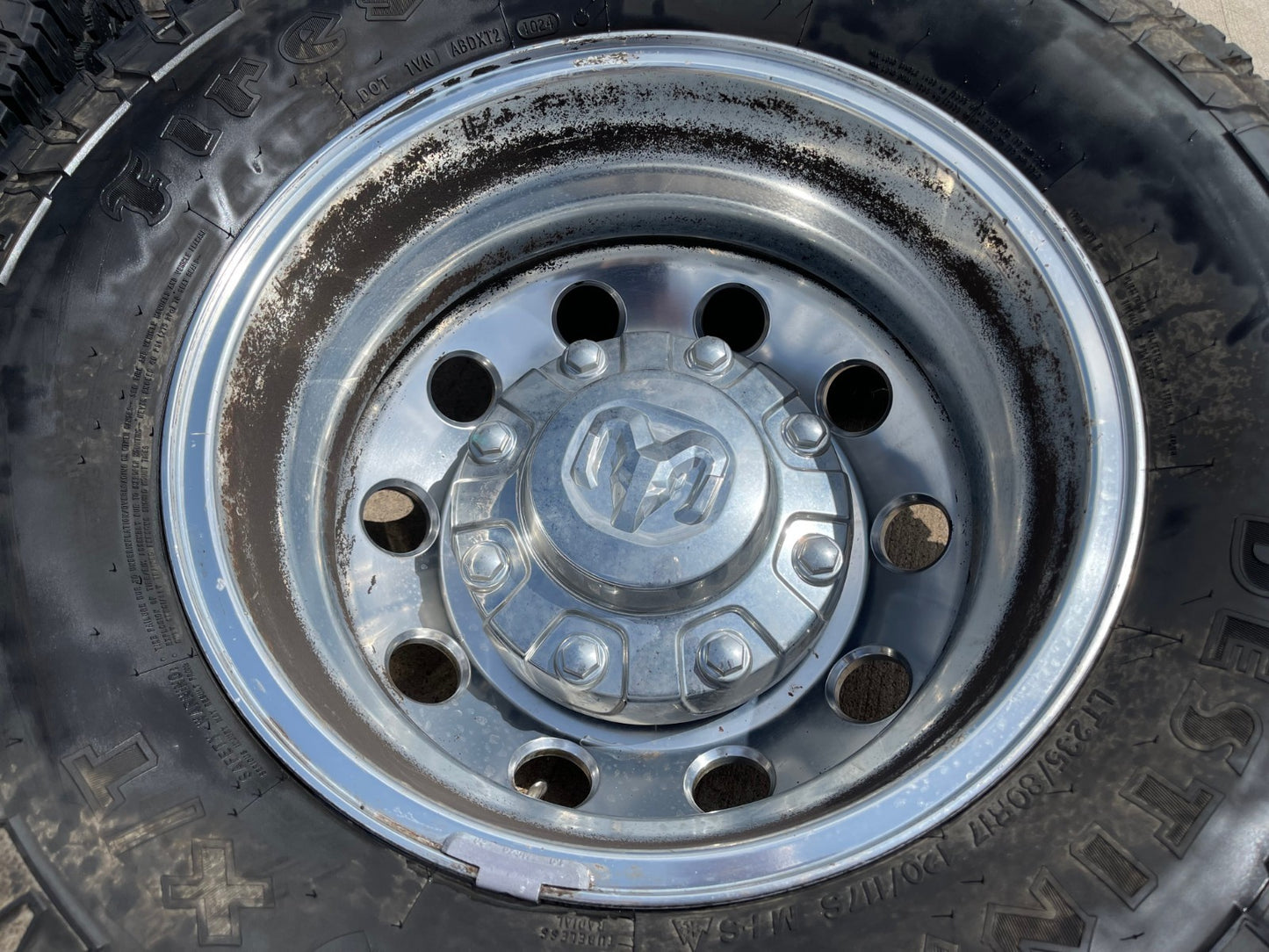 17" Dodge Ram 3500 Dually Laramie 8x200 wheels rims 2701 2702 OEM FIRESTONE