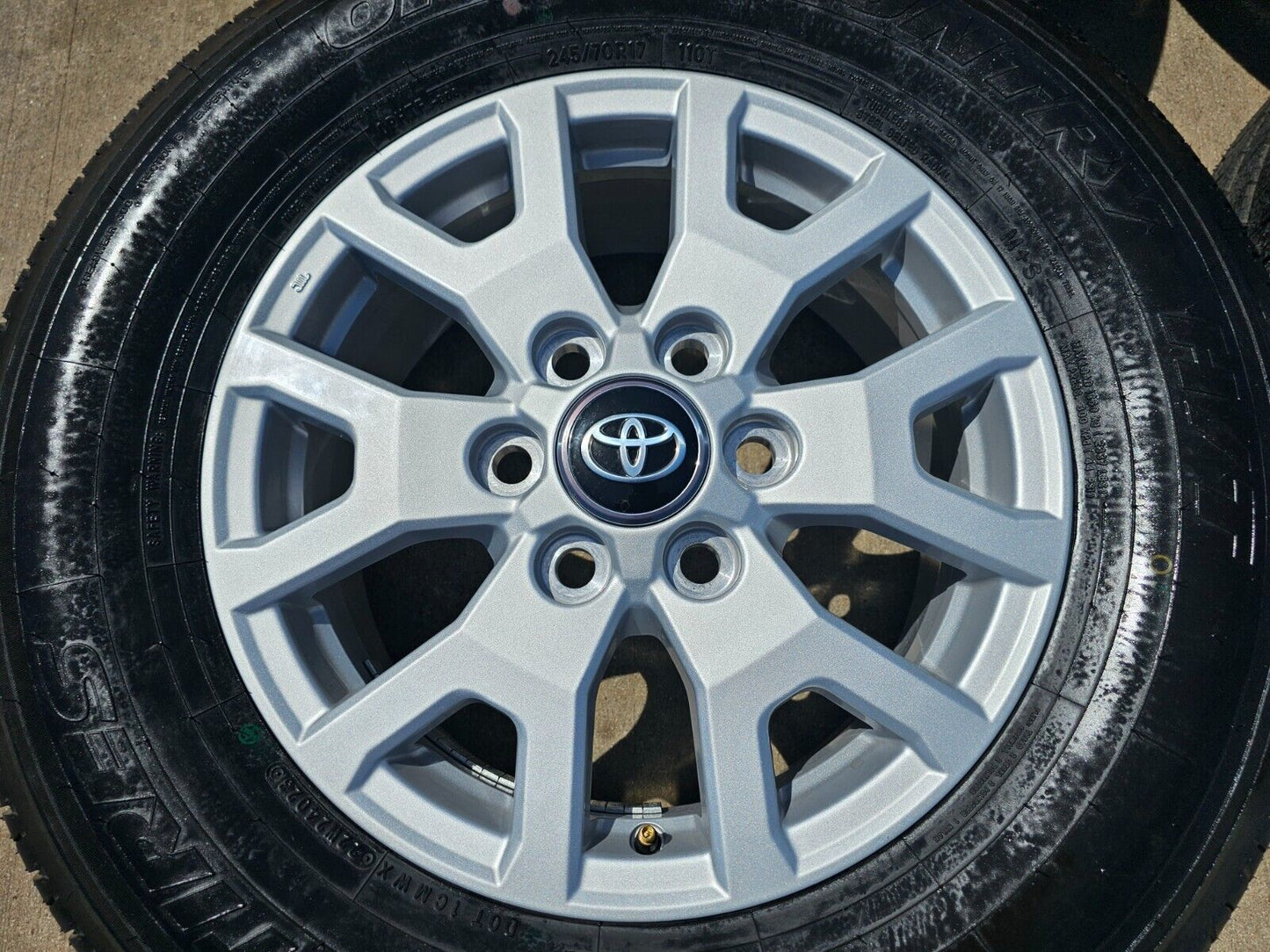 17" Toyota Tacoma 4Runner TRD Silver OEM wheels rims tires 2024 2025 NEW