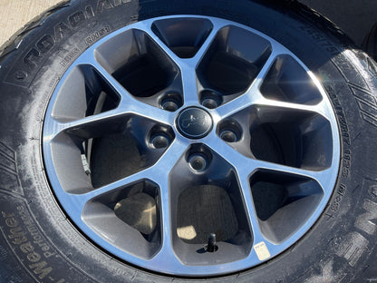 17" Jeep Gladiator OEM wheels rims 9235 Wrangler 2024 2025 2026 NEXEN NEW