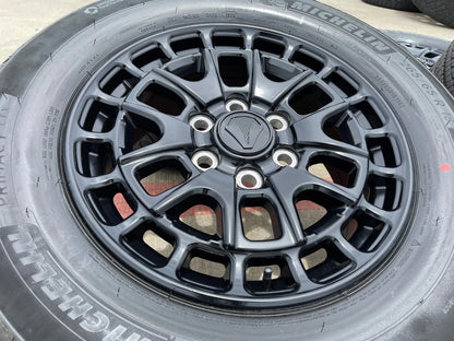 18" Toyota Tundra TSS T FORCE TRD OEM black wheels rims Sequoia 2025 2026 NEW