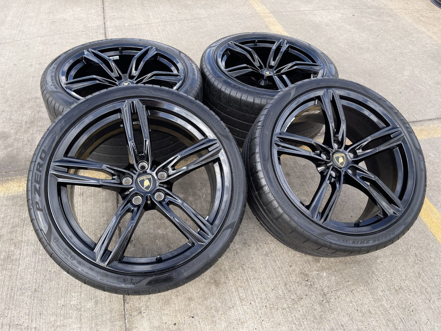 19" Lamborghini Huracan EVO LP580 OEM wheels rims 2020 2021 2022 2023 2024 2025
