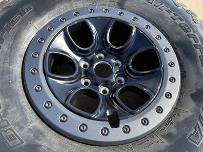 (1) 17" Ford F-150 Raptor OEM BEADLOCK rim wheel 10459 95210 BFG 35" DISCOUNTED