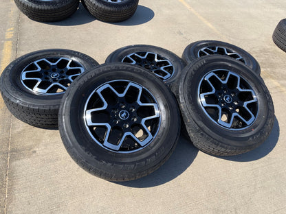 18" Ford Bronco wheels rims black 95213 Ranger SET 2022 2023 2024 2025 2026 2027