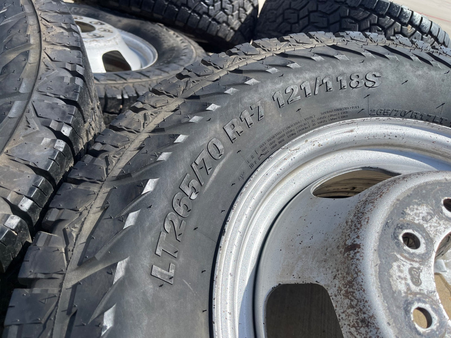 17" Dodge Ram 3500 DUALLY OEM wheel rim 2191 8x165 8x6.5 SET