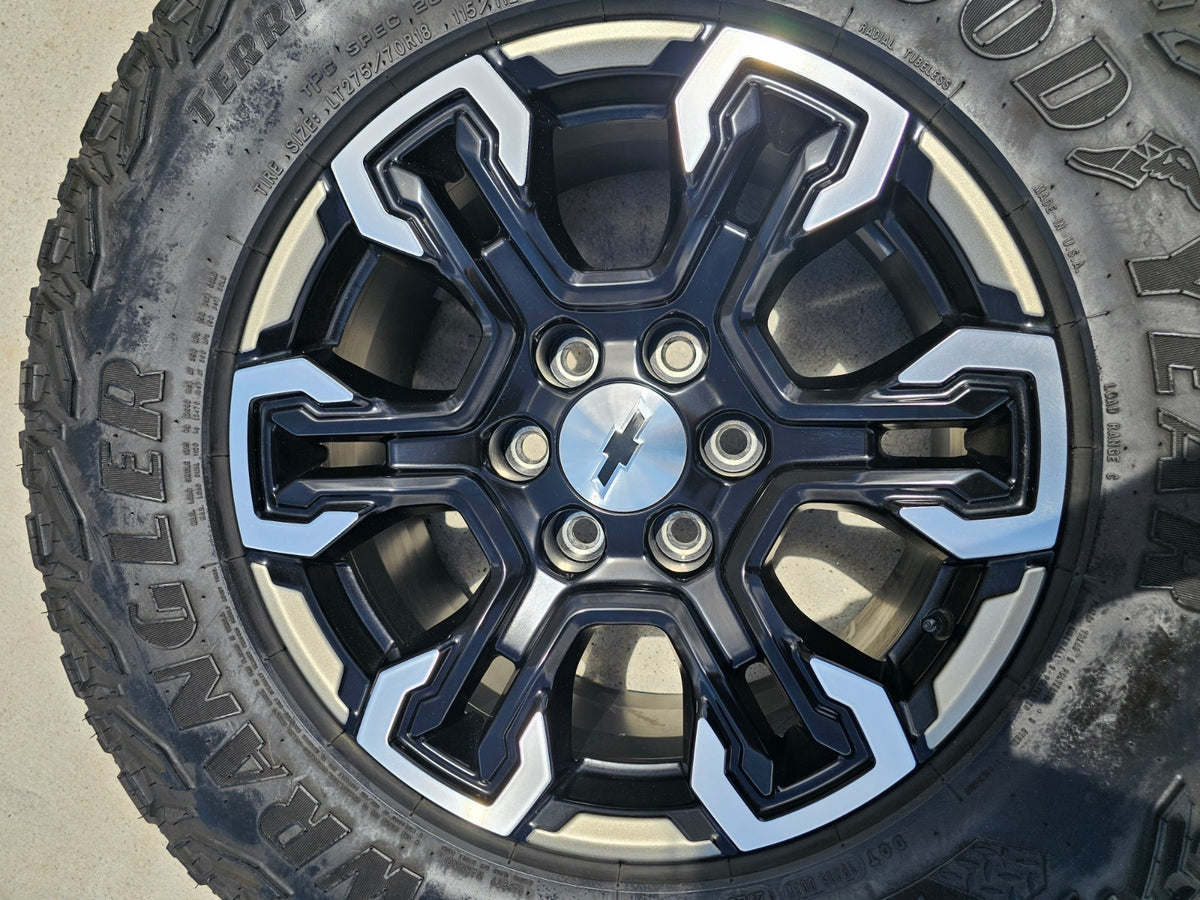 18" Chevy Silverado ZR2 Tahoe TRAIL BOSS Sierra OEM 95415 wheel rim GOODYEAR