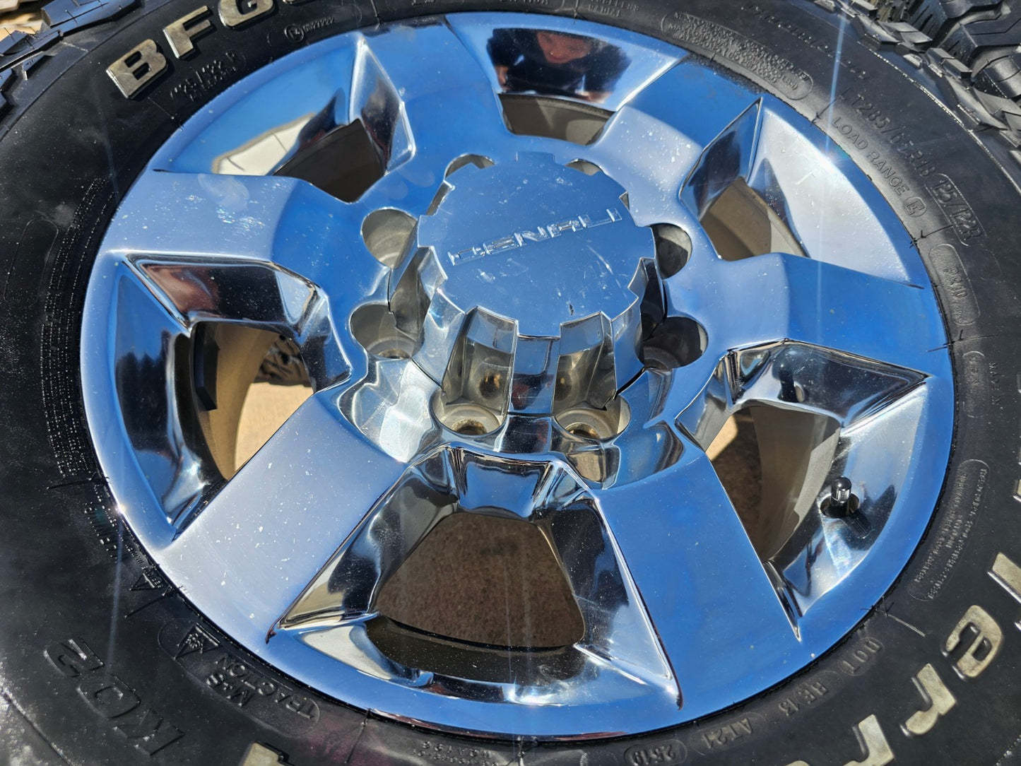 18" GMC Sierra AT4X Chevy Silverado 2500 3500 OEM wheels rims SET RIM# 5702 BFG