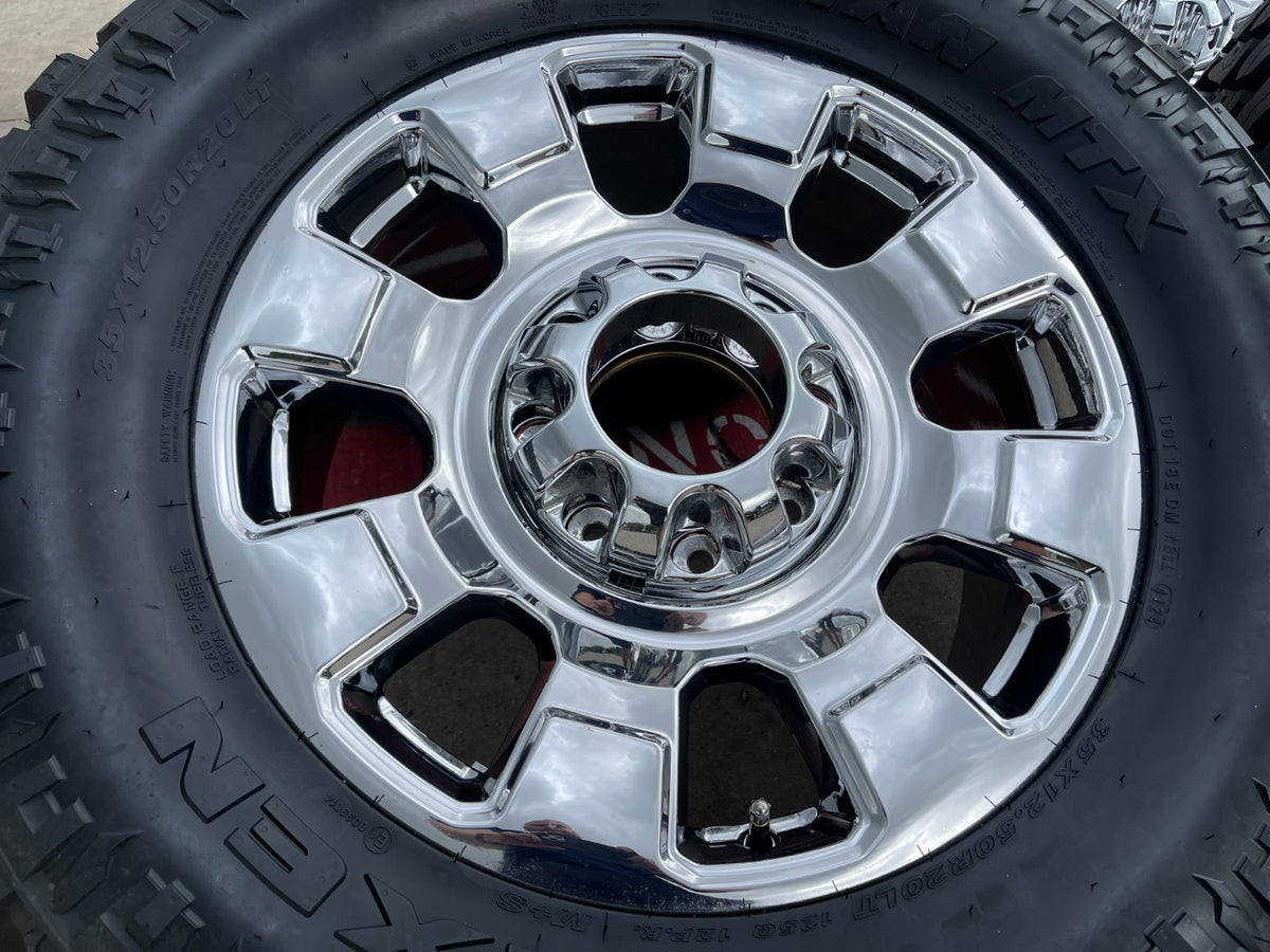 20" Ford F-250 F-350 OEM KING RANCH 10295 25085 10552 chrome wheels rims 35" NEW