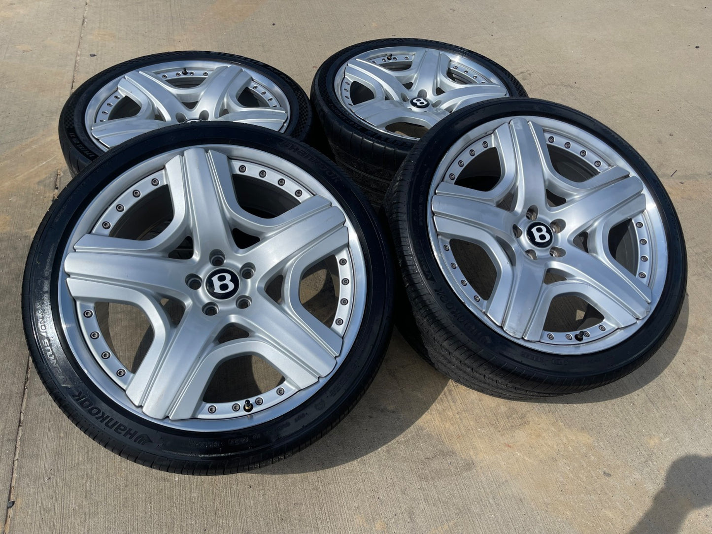 21" Bentley Continental OEM wheels rims Mulliner Flying Spur GT SET