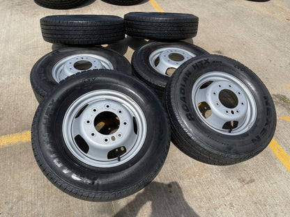 17" Dodge Ram 3500 Dually 8x200 wheels rims 2703 2704 OEM NEXEN tires