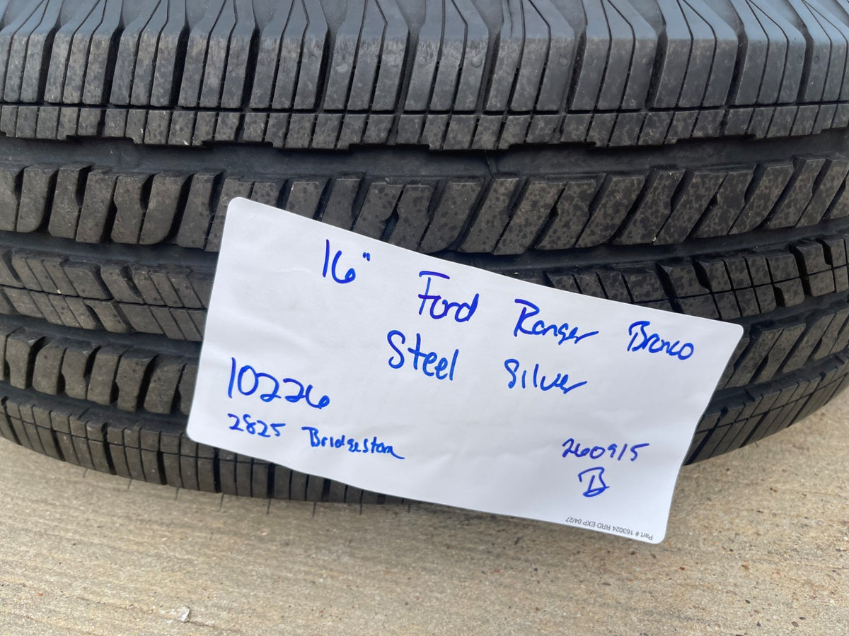 16" Ford Bronco steel wheel rim tire 10226 Ranger 2023 2024 2025 2026 2027 NEW