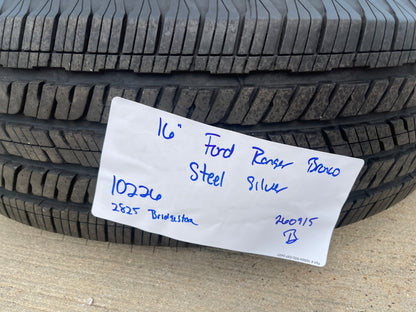 16" Ford Bronco steel wheel rim tire 10226 Ranger 2023 2024 2025 2026 2027 NEW