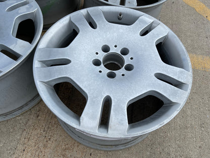 18" 18x8.5 + 18x9.5 Mercedes S550 S600 OEM staggered 65470 65471 wheels rims