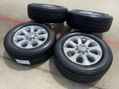 20" Dodge Ram 2500 3500 LARAMIE OEM 2700 wheels rims tires 2023 2024 2025 2026