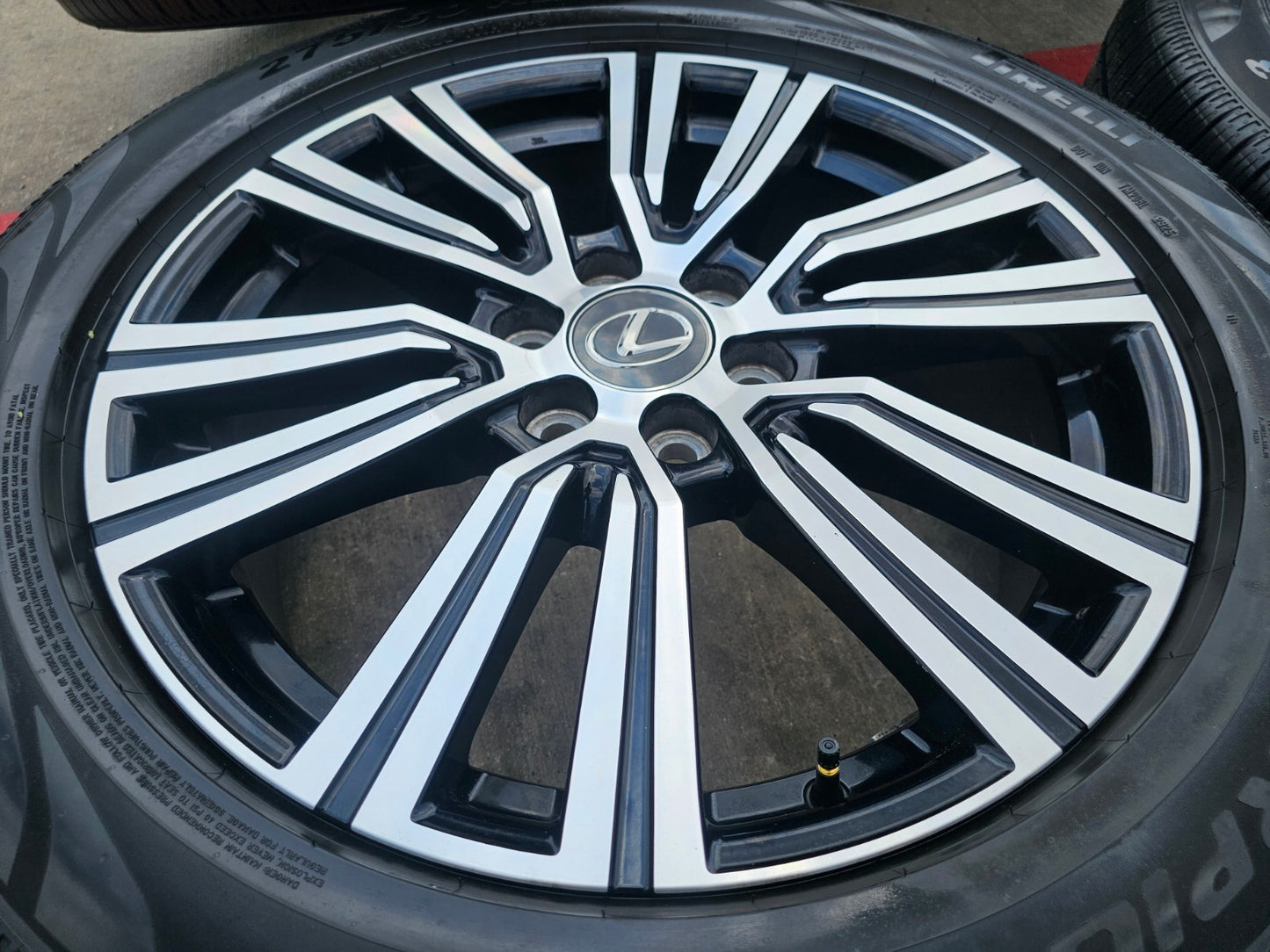 22" Lexus LX600 GX550 OEM wheels rims 74402 Toyota Tundra Sequoia SET PIRELLI