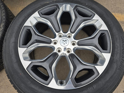 22" Dodge Ram 1500 OEM LIMITED Laramie wheels rims 2685 GRAY 2022 2023 2024 2025