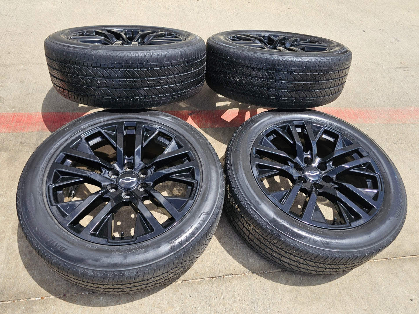 22" GMC Yukon Sierra OEM Chevy Silverado Tahoe 5903 wheels rims BRIDGESTONE
