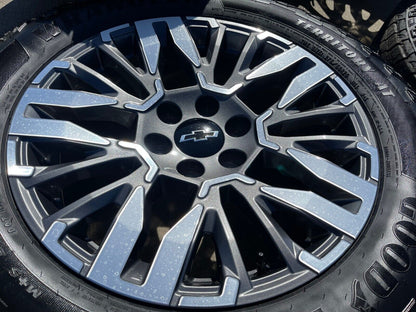 20" Chevy Silverado Z71 GMC Sierra Canyon OEM wheels rims 2024 2025 2026 NEW