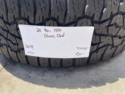 20" Dodge Ram 1500 OEM Laramie CHROME 2679 wheels rims tires GOODYEAR A/T