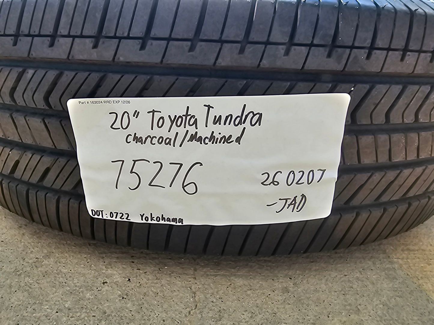 20" Toyota Tundra TRD OEM wheel rim TSS 75276 95295 Sequoia single NEW