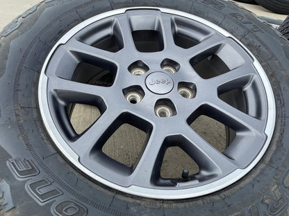 18" Jeep Gladiator Overland OEM wheels rims Wrangler 9241 tires