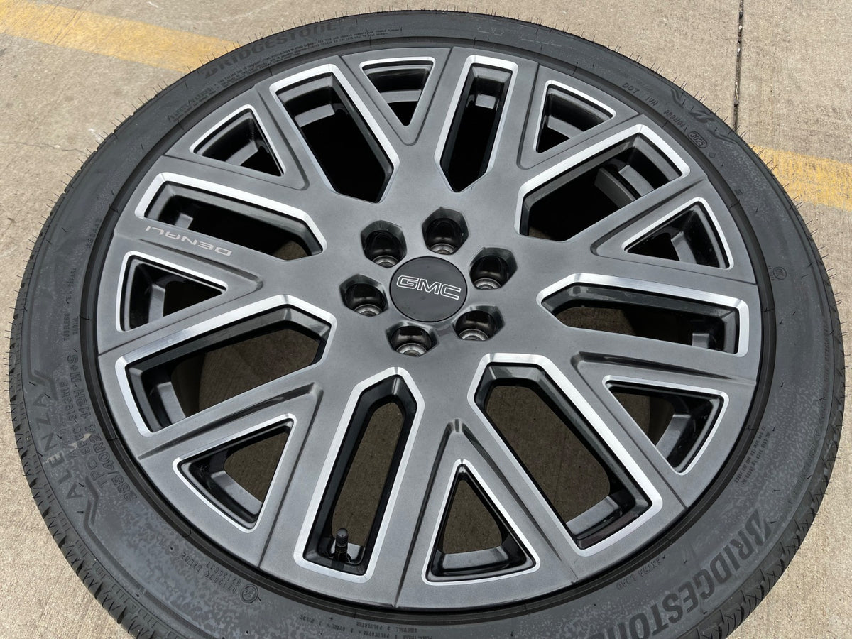 24" GMC Yukon Sierra DENALI OEM wheel rim tire 2022 2023 2024 2025 2026 NEW