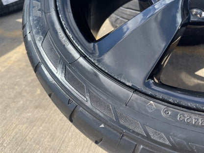 19" Ford Mustang GT OEM 10158 black wheels rims tires SET