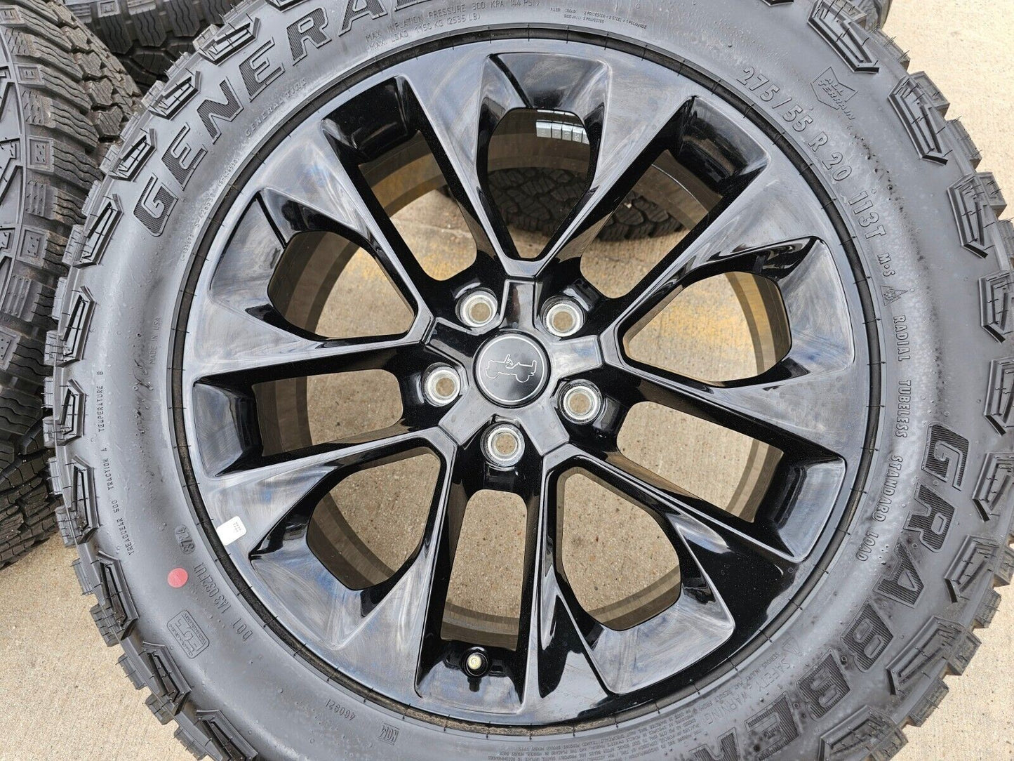 (5) 20" Jeep Wrangler HIGH ALTITUDE 9262 96902 OEM wheels rims SET Gladiator NEW