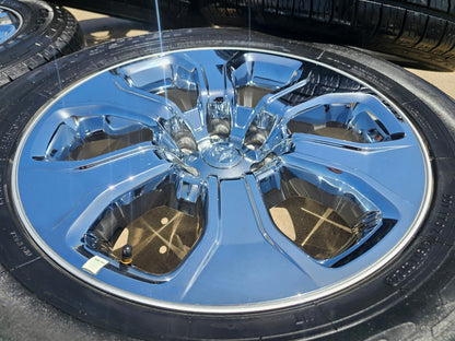 20" Dodge Ram 1500 OEM Laramie CHROME wheels rims RIM# 2679 FITS 2019-2027