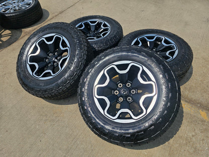 18" Dodge Ram 1500 TRX Black OEM 66002 wheels rims tires TOYO
