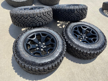 18" Dodge Ram 1500 TRX RHO Black OEM 66002 wheels rims DURATRAC 33" NEW